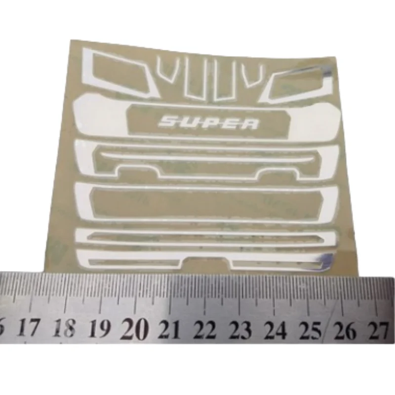 Metal Paste Intake Hood Stickers Decoration Parts for 1/14 Tamiya Truck Tractor Scania 56368 770s DIY Upgrade Accessories 4