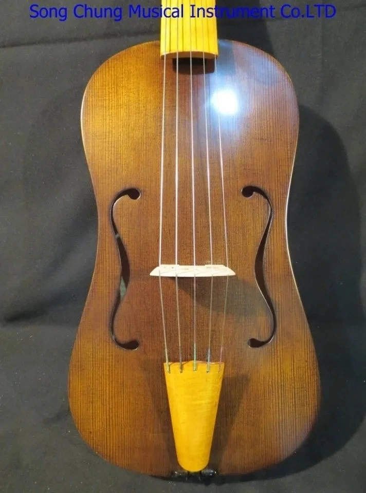 5 strings 15 3/4 " vioia,Copy of old instrument medieval Fiddle powerful sound#7840