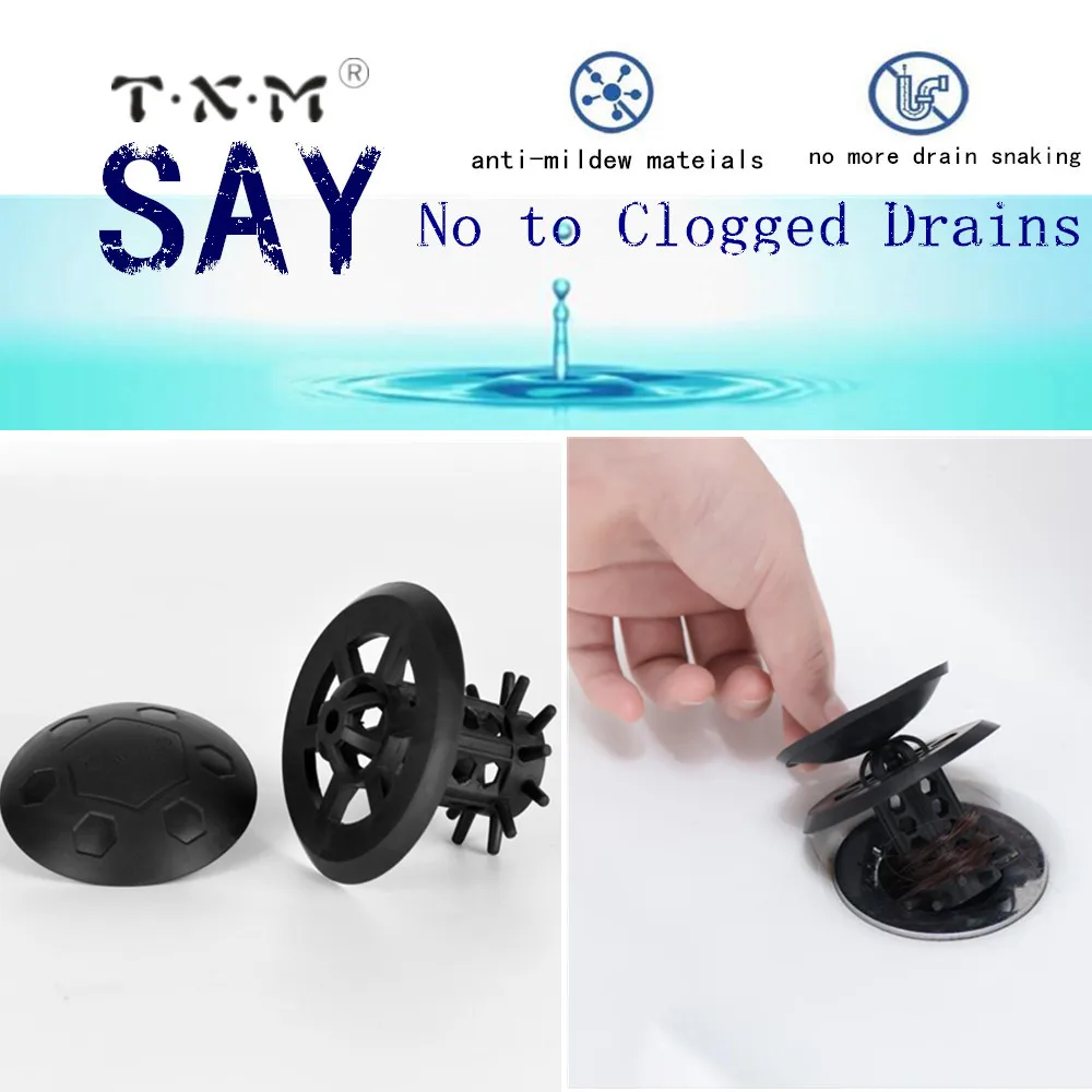 2/1 PACK T·X·M Drain Hair Catcher Bathtub/Sink Drain Hair Catcher