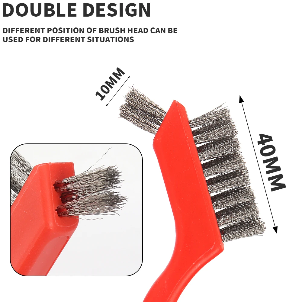 Set di spazzole rotondo con setole in ottone | Leroy Merlin