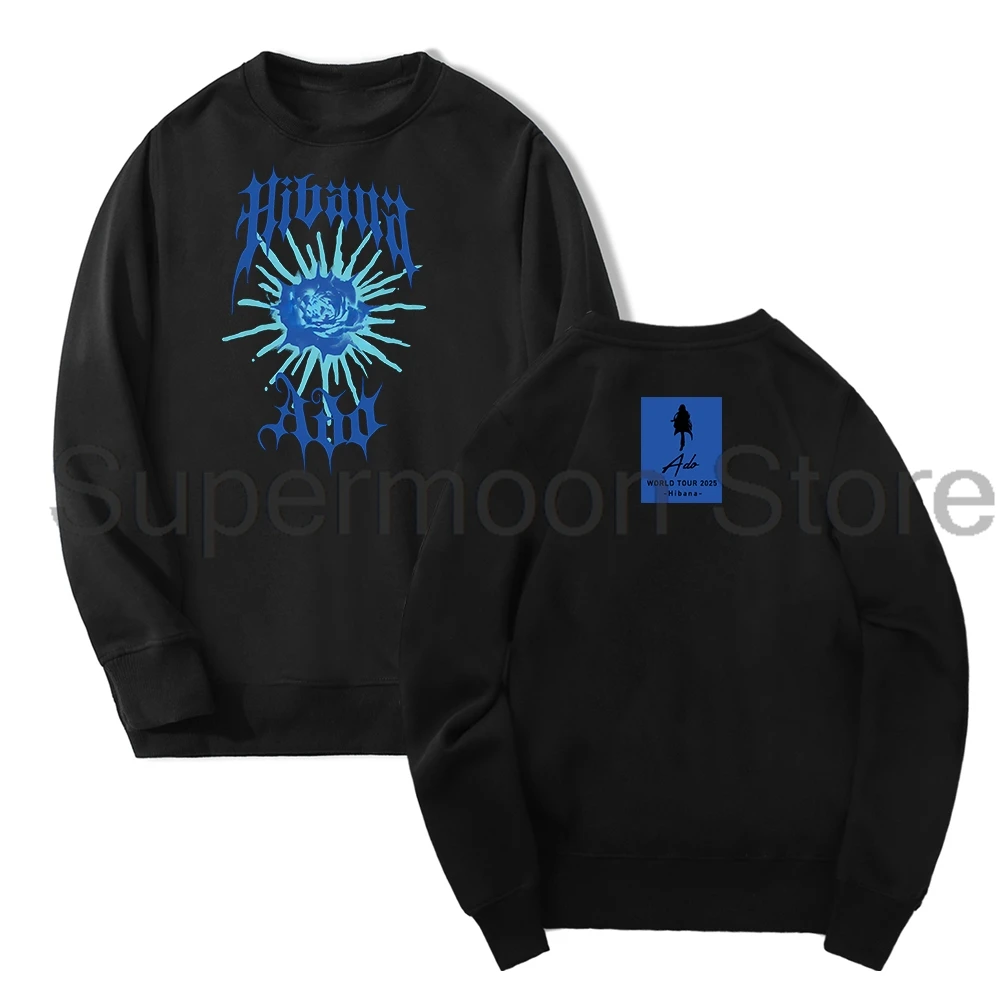 Ado Hibana Merch 2025 World Tour Crewneck Long Sleeve Streetwear