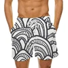 2024Abstract Pattern Men Board Shorts Swimwear Shorts Trunk Sports Pants Casual Men's 3d Tops Child Boy Beach Short Men Clothing 5