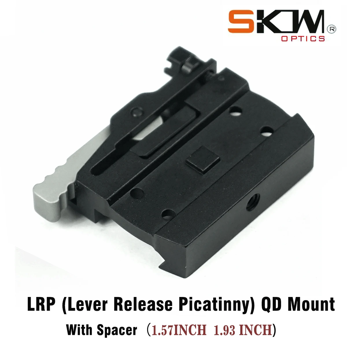 SKWoptics-Tactical LRP QD Red Dot Mount with Spacer Sight for 21MM Picatinny Rail 1.54" 1.93" Height for T2 M5 R5