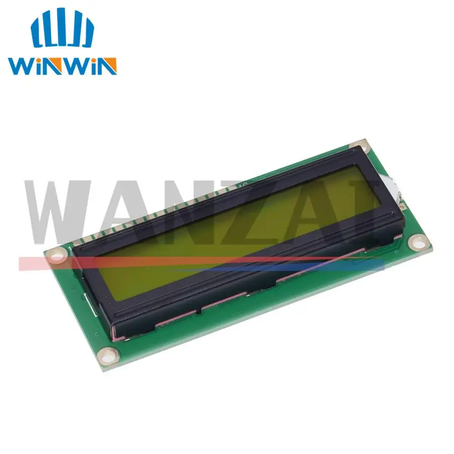 LCD1602 1602 LCD Modul Blau/Gelb Grün Bildschirm 16x2 Zeichen LCD Display PCF8574T PCF8574 IIC I2C Interface 5V für Arduino – Detail 4