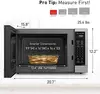 67K Microwave Oven, 1.2 cu.ft, Stainless Steel/Silver 3