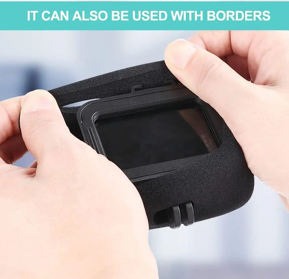 Windslayer Cover Housing Frame Case For Dji Osmo Action 3 4 Foam Wind Noise Reduction Sponge Video Muffler Windproof Case