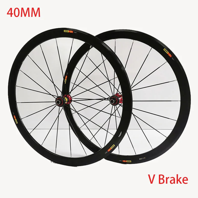 700C Frame Height 40MM All Black Label Road Wheel Pack V/C Lap Brake Straight Pull Bike Wheel Pack Cosmic Elite carbon bike wheelset,bike wheelset,carbon wheelset