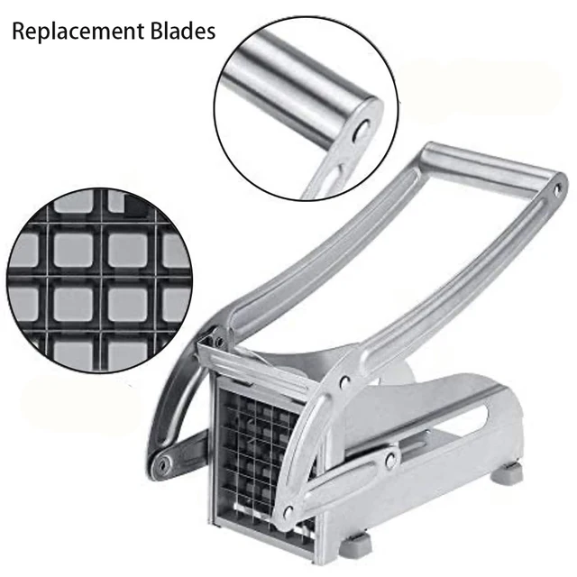 Burgonya Pengékkel Rozsdamentes Acél Professzionális Francia Sült Vágógépek Konyhai Ételek Előkészítéséhez Használjon Biztonságos Éttermet - Image 6