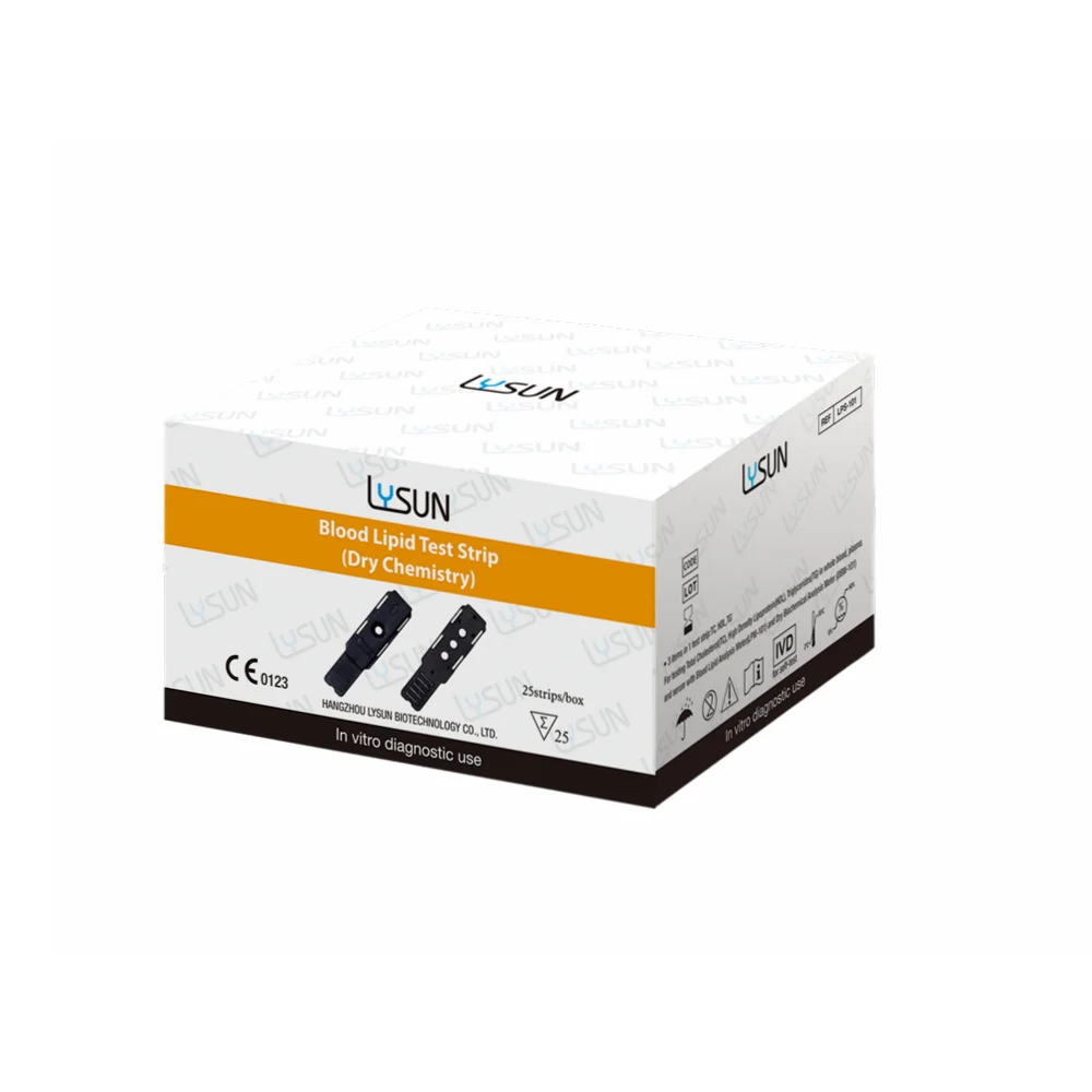 3in1 Blood Lipid Test Strips LPM-101/102 Total Cholesterol(TC) High Density Lipoprotein Cholesterol(HDL) Triglycerides(TG)