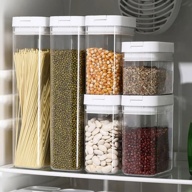 Hanging Sealed Food Storage Container  Kitchen Cabinet Organizer Containers  - Food - Aliexpress