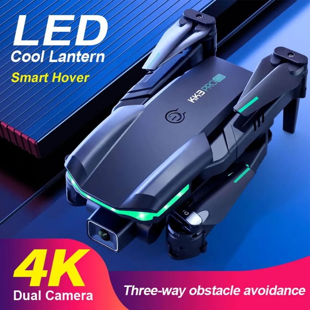 Drone avec Caméra Réglable 4K, Drone FPV Pliable,Quadcopter RC avec