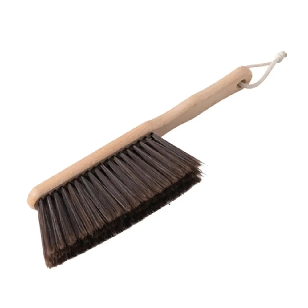 Natural Wood Bristle Anti-static Coffee Cleaning Brush