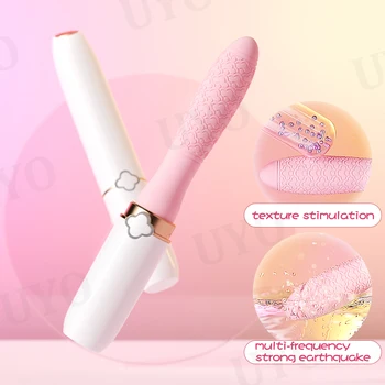 Female vibrator from ancient Chinese mythology Chang'e this month retro texture portable lipstick vibrator woman G-spot sex toy 2