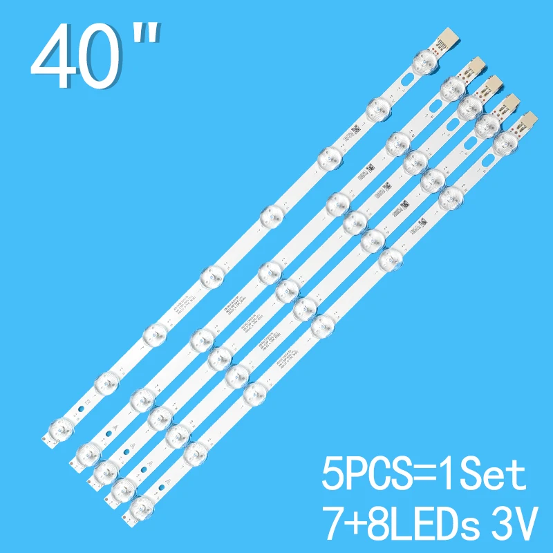 LED backlight strip 40DLED_A B-TYPE VES400UNDS-2D-N02 N03 N04 LT-40C750 For Toshiba 40S3653DB 40L1533DB 40L1553DB JT014001 6pcs lot led backlight srtip for bush dled49287fhd toshiba 49l2863dg 49l3863db 49l3653db 49l3658db ves490undl 2d n11 svv490a32a