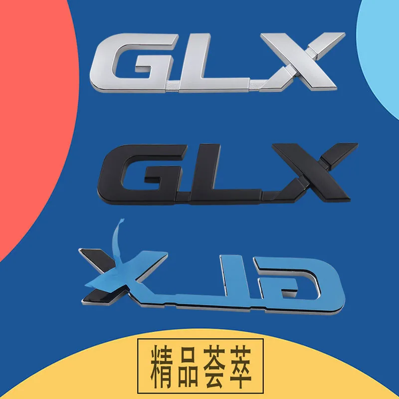 일본 SUV 오프로드 차량 엔진 후드 펜더 트렁크 리어 보닛 데칼 배지 스티커용 3D 프리미엄 GLX GL X 엠블럼