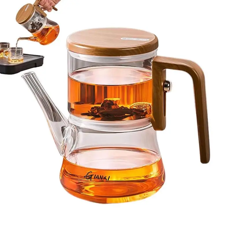 Versatile Magnetic Glass Tea Pot with Infuser