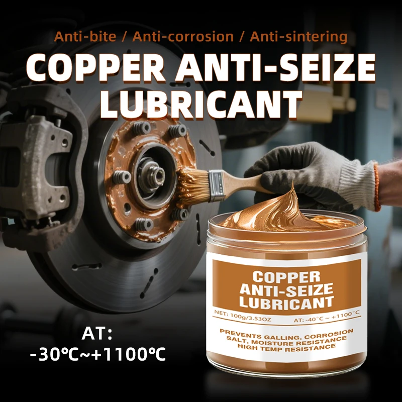 Copper Grease 100g Anti Seize Copper Thread Grease Automotive Maintenance Car Brake Lubricant Car Brake