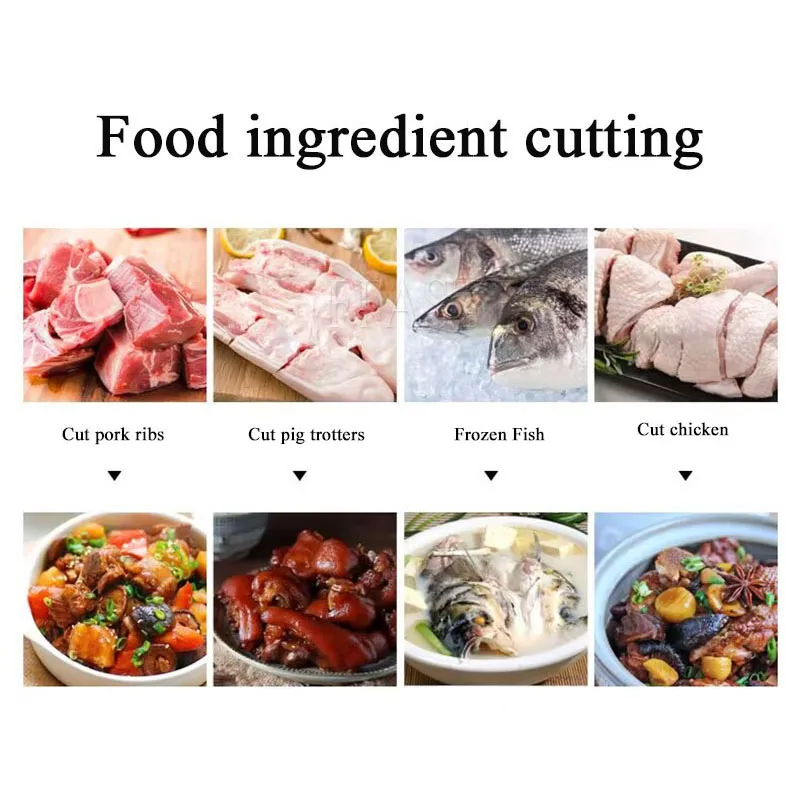 Commercial Electric Meat Bandsaw 1100W Stainless Steel Vertical Bone Sawing Machine Cutting Kitchen 3