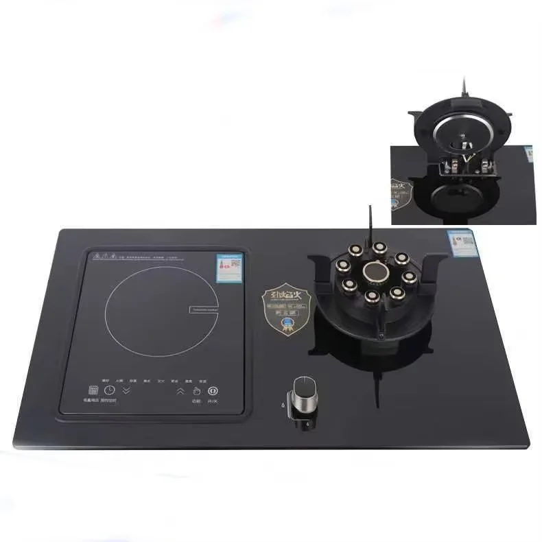 2 Burner Toughened Glass Folding Gas Stove Desktop One-gas Electric Stove Folding burner only  with  EU plug 1 2 Burner Toughened Glass Folding Gas Stove Desktop One-gas Electric Stove Folding burner only  with  EU plug 1