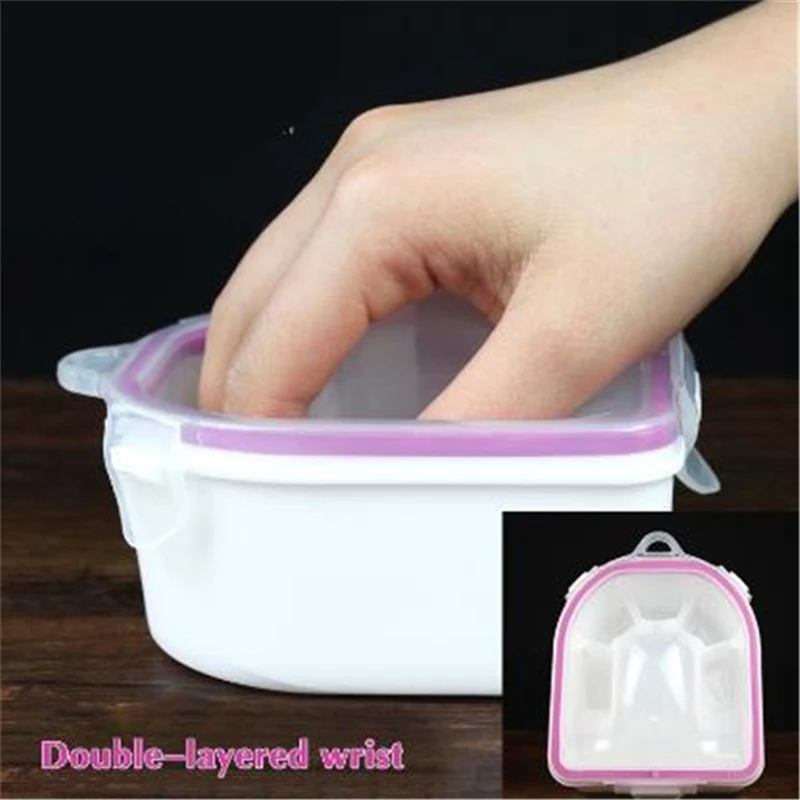 

Nail Polish Remover New Plastic Thicken Soaker Bowl Nail Art Gel Soak Tool