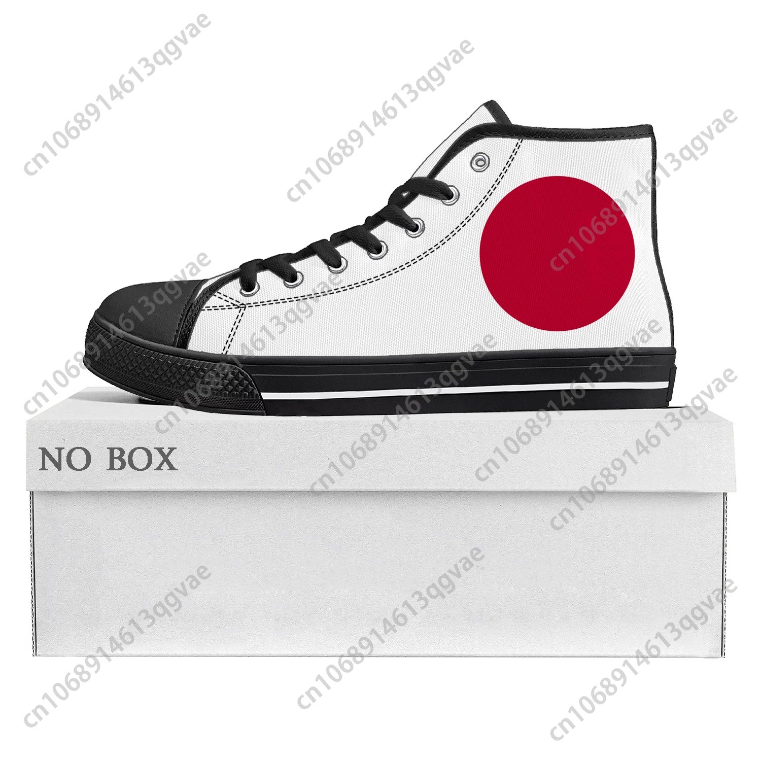 Japanese Flag High Top High Quality Sneakers Mens Womens Teenager Canvas Sneaker Japan Casual Couple Shoes Custom Shoe