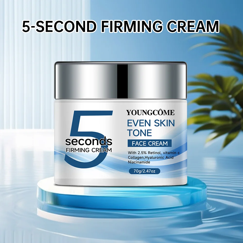 5 Seconds Retinol Anti-Wrinkle Cream Instant Anti Aging Line Fade Cream Firming Face Fine Skin Moisturizing Care Lifting Cream