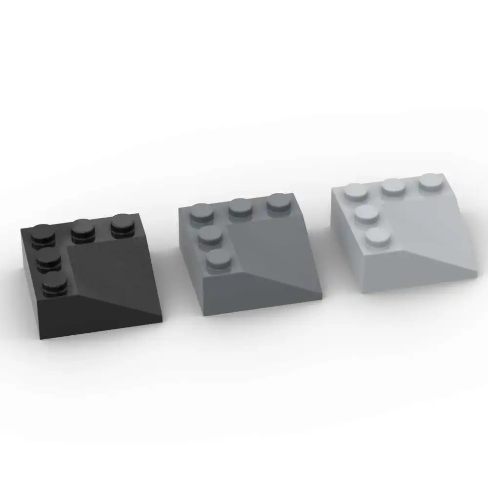 MOC 10PCS 99301 슬로프 33 3x3 빌딩 블록 키트 조립 이중 오목 벽돌 장난감 소년 특별한 날 어린이 생일 선물