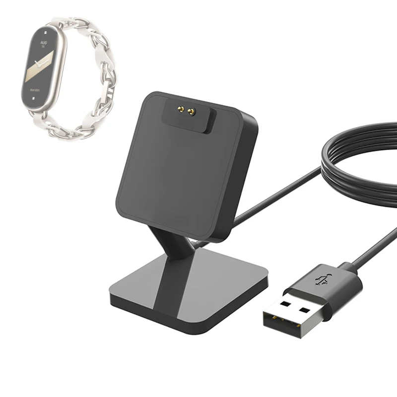 

Настольная подставка Зарядное устройство USB зарядный кабель док-станция адаптер держатель для Xiaomi Mi Band 8