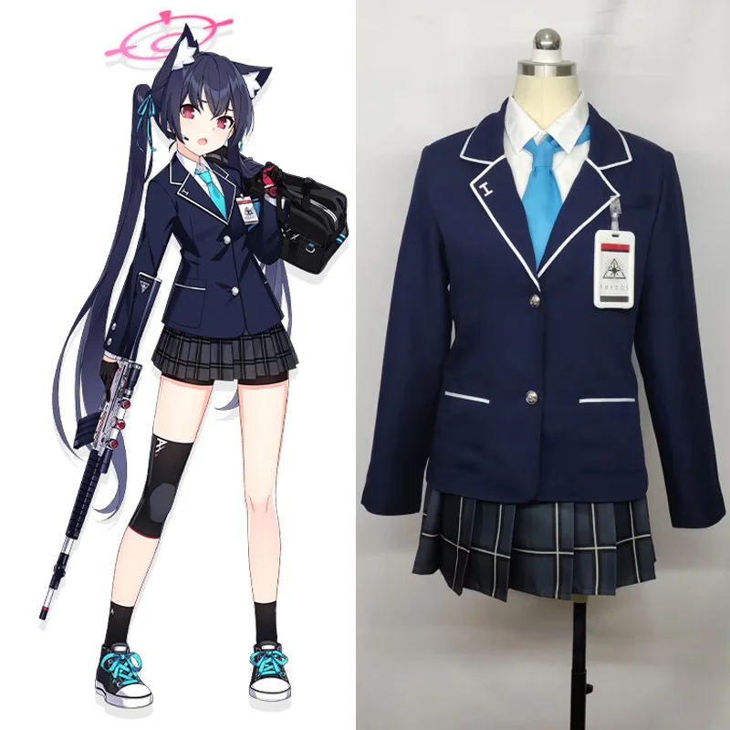 

Аниме Синий архив Kuromi серия Косплей Okusora Ayane костюм Индивидуальный размер