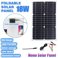 Kit d'onduleur de puissance pour système de panneaux solaires 3000W/4000W/5000W/6000W, 12V à 220V avec panneau solaire 18V + contrôle de Charge 30A 3