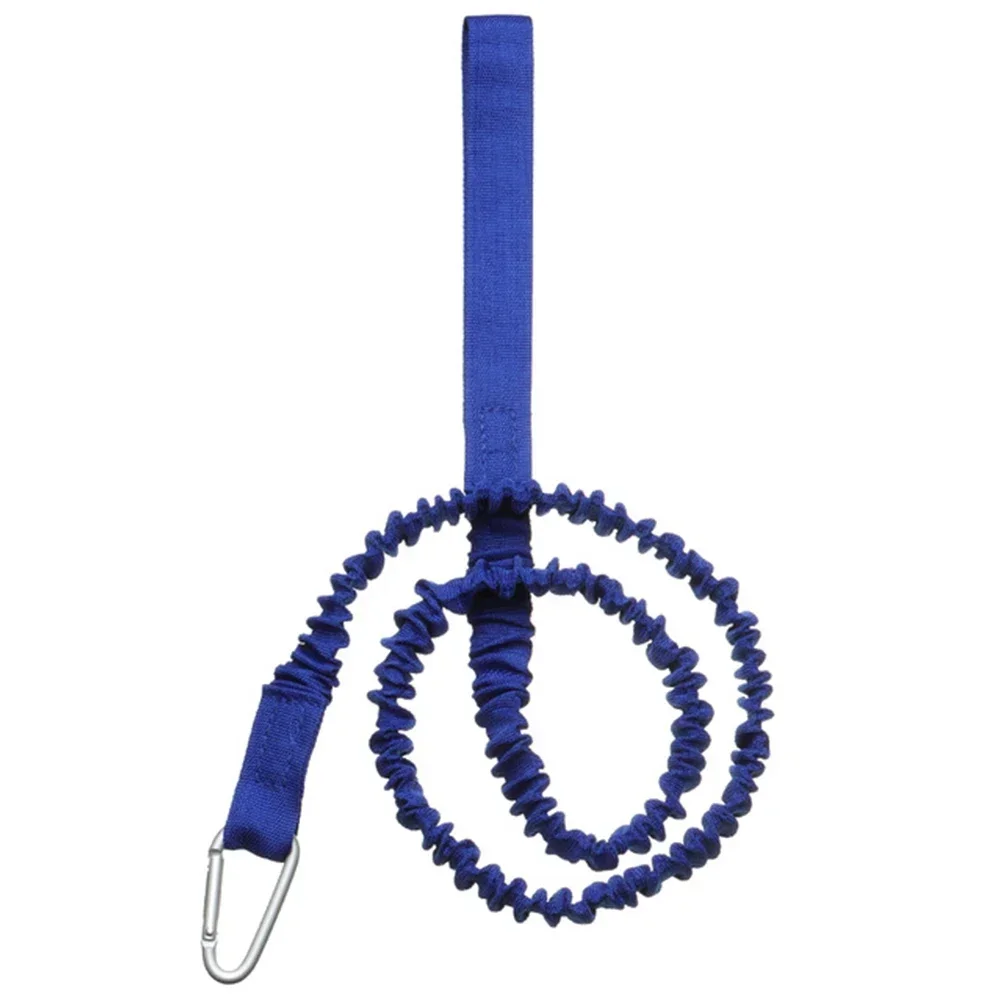 Elastic Kayak Paddle Leash Adjustable Safety Hook Fishing Rod Pole Coiled Lanyard Cord Tie Rope Rowing Boat Accessories