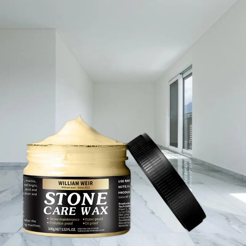 Granite Polish Wax Stone Nourishing Polishing Wax Multipurpose Waterproof Polish Stone Care Products for Marble Quartz