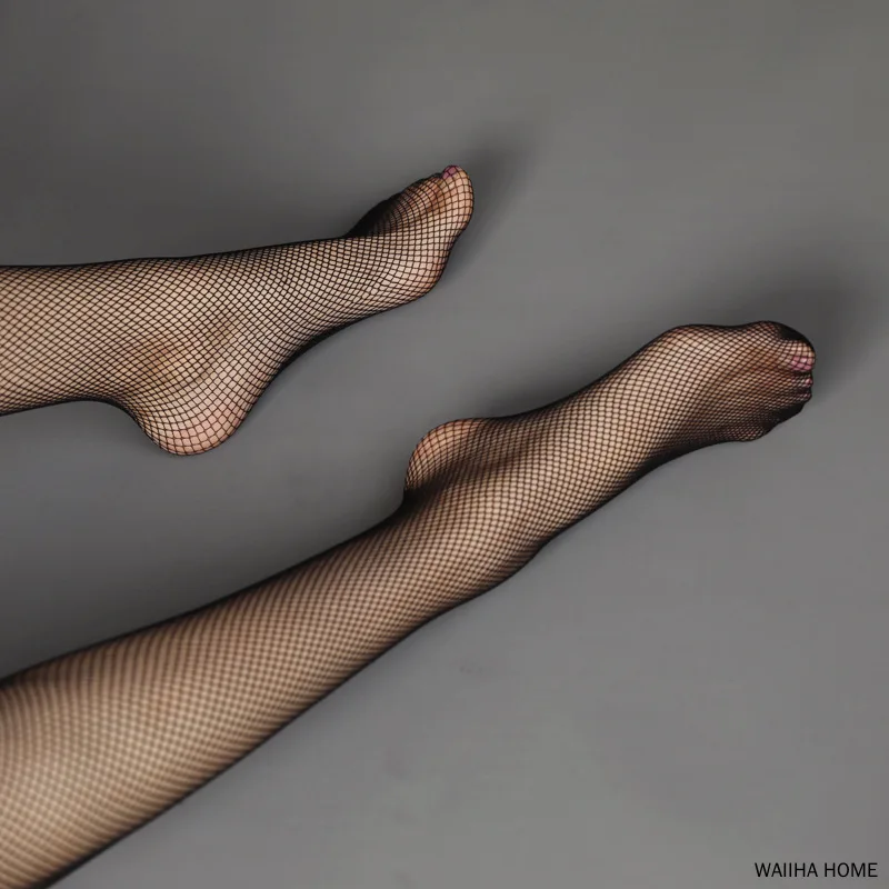 Fishnet Stockings Sexy Non-Slip Women Hollow Out Tight High Over Knee Lace Long Stockings