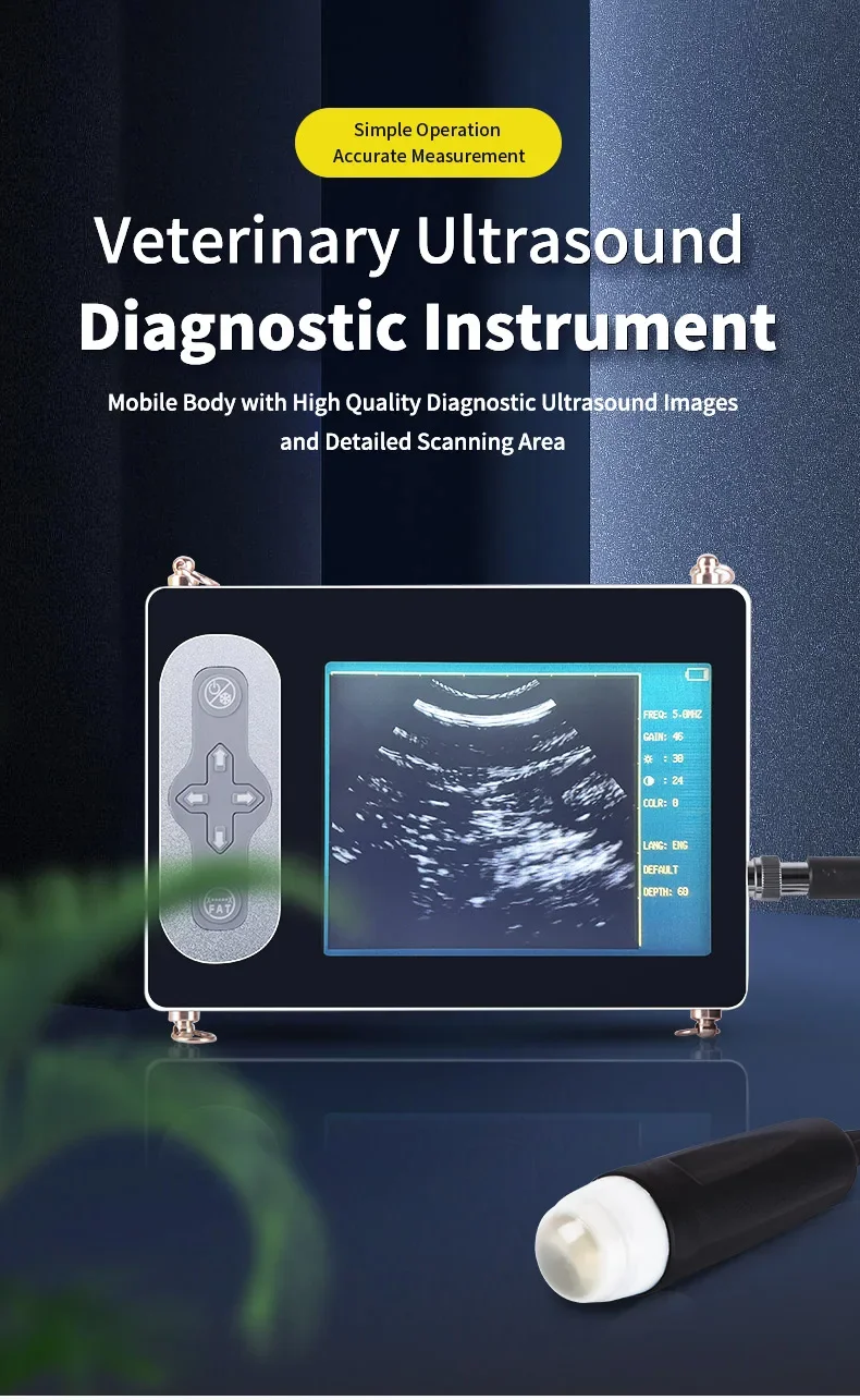 Portable Veterinary Ultrasound Scanner For Dog Cat Cattle Cow Pig Horse Ultrasou