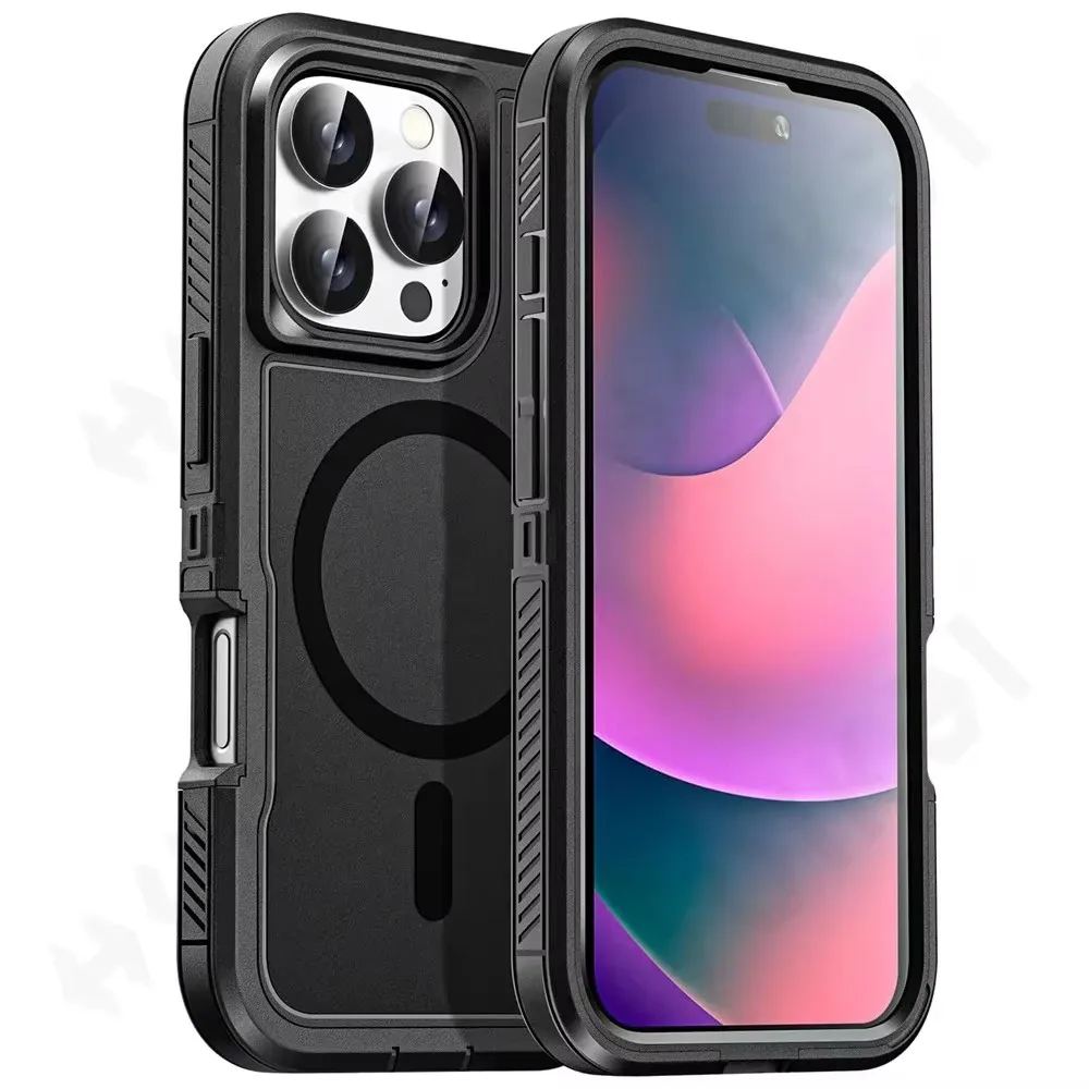 Heavy Duty Shock Absorption Full Body Protective Silicone Rubber Phone Case