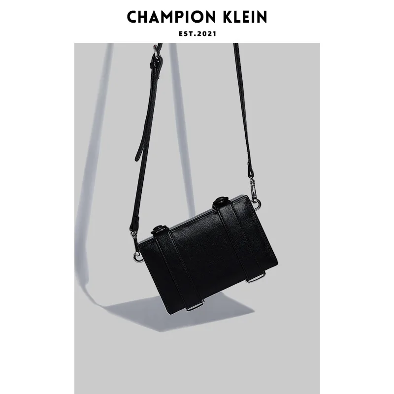 

2021 New Korean Style Men's Bag Bag Fashion Brand Shoulder Messenger Bag Fashion Personality Box Bag Leisure Mini Small Square B