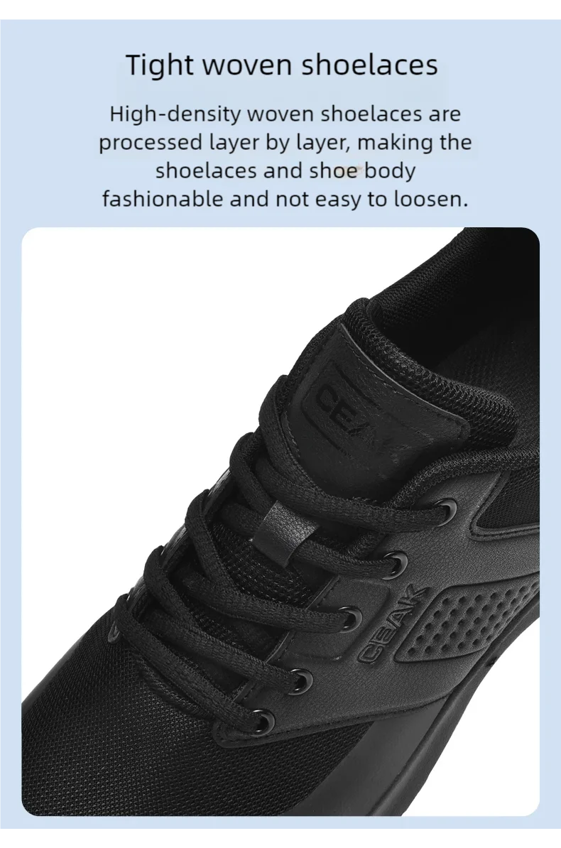 Rutschfeste, ölbeständige Herren-Kochschuhe, vier Jahreszeiten, universelle Küchenarbeitsschuhe, atmungsaktive, weiche Wanderschuhe für den Außenbereich, modisch – Detail 10