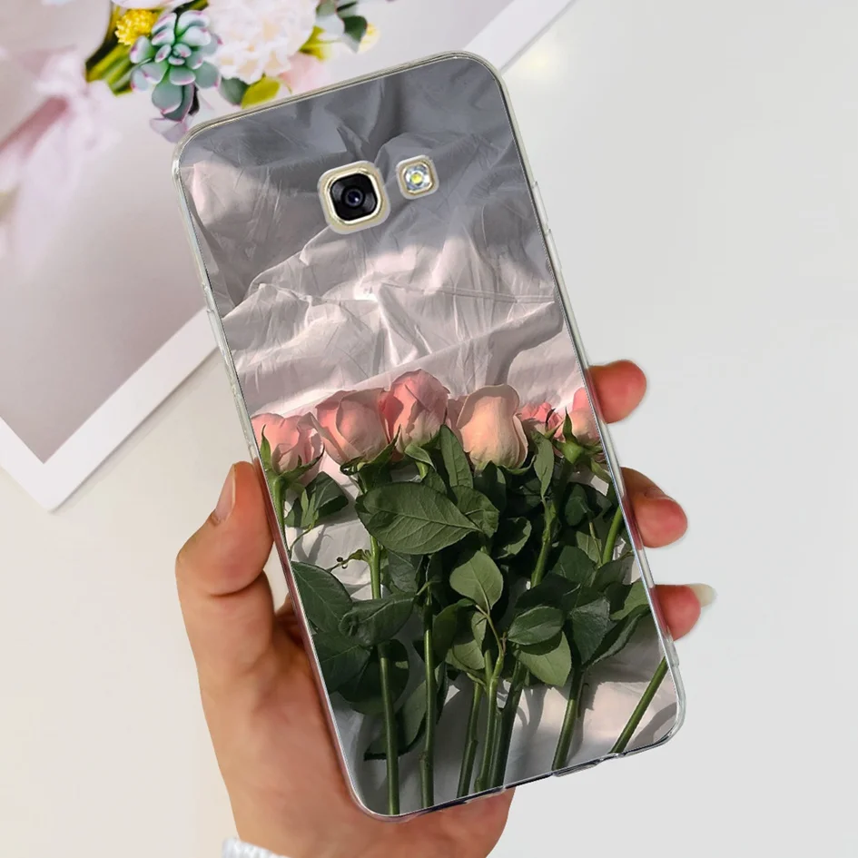 Flower Transparent Silicone Soft Phone Case - Popular Bumper Design
