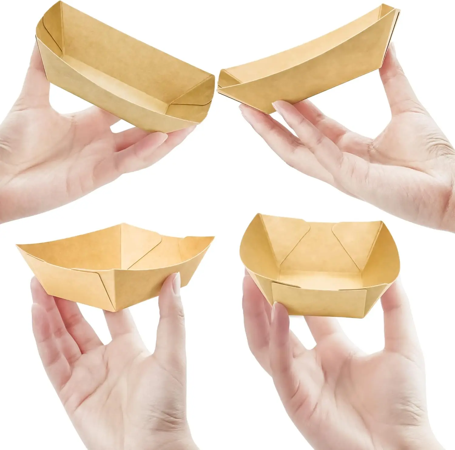 20/50/100 Pack Disposable Food Trays for Parties Festivals Birthday Events Catering Use... - SKU DFT02302 - UGI Packaging