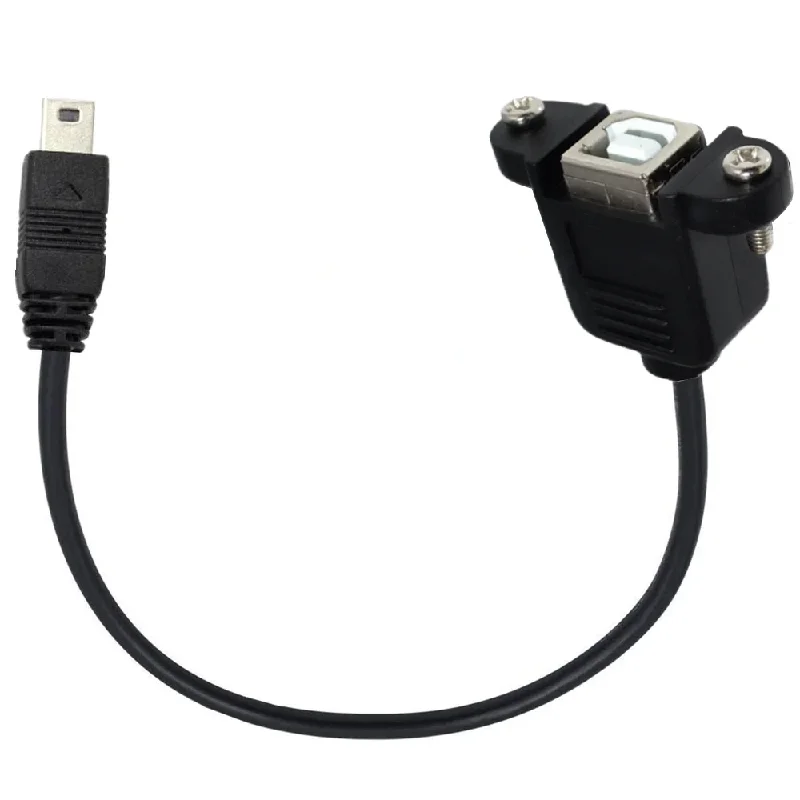 Cavo USB 2.0 A - Mini B Intrecciato 3m - Per PS3, Fotocamera Canon, GPS, Ricarica Rapida 2A - 3