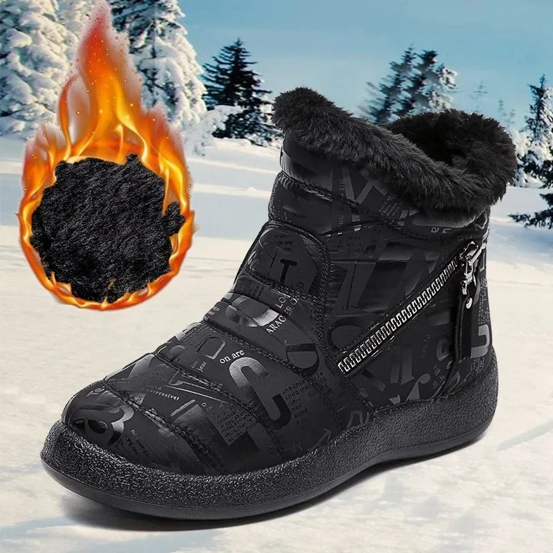 

Women Boots Warm Winter Ankle Boots For Women Platform Female Shoes Waterproof Female Winter Boots Woman Shoes Botas De Mujer