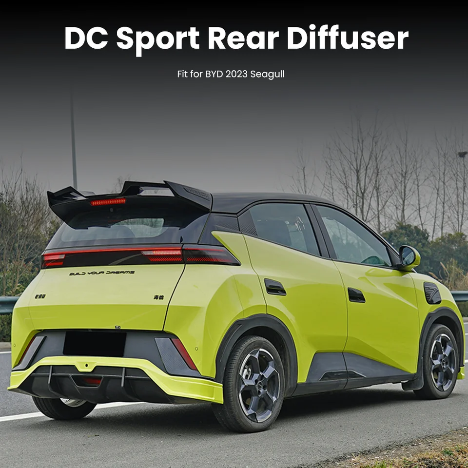 ABS Spritzschutz Für BYD Seagull 2023 - Schmutzfänger Schwarz