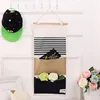 3 Large Pockets Wall Hanging Storage Bag Fabric Pouch Multilayer Closet Door Closet Storage Bag Organizer Home Cosmetics Toys 3