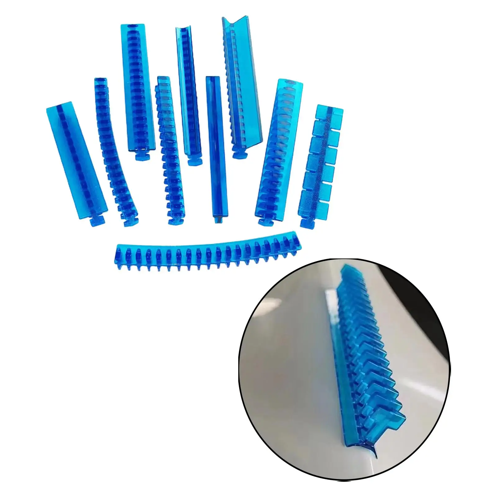

10Pcs Paintless Glue Puller Tab kits Body DIY Dent Removal Puller Tabs for Automobile