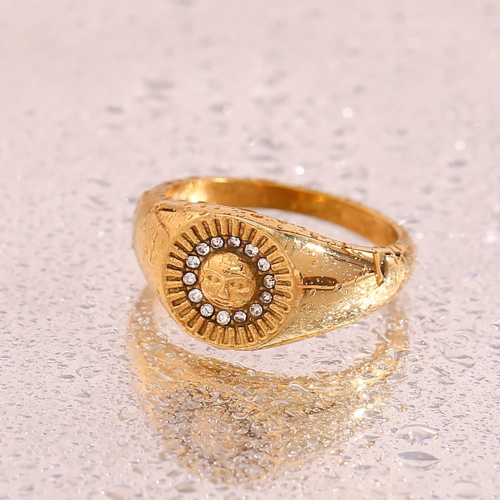 Minimalist Zircon Open Rings For Women Plated Geometric Punk Adjustable  Finger Ring 2022 Fashion Jewelry Gift Bijoux Femme - AliExpress