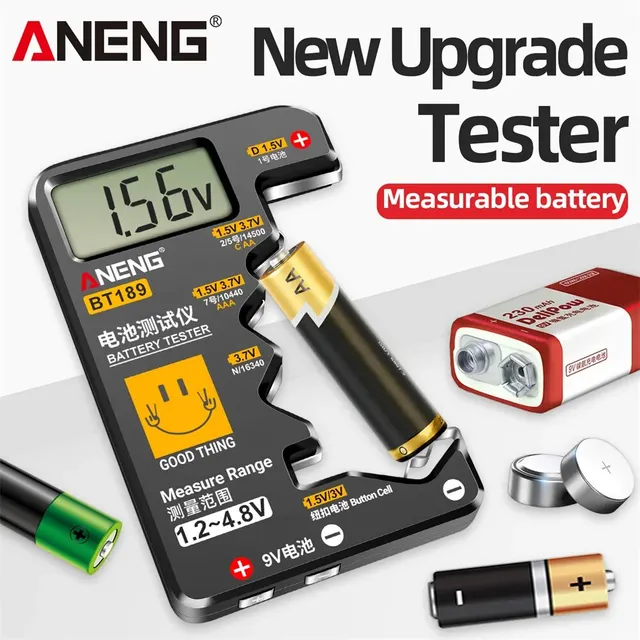Universal LCD Battery Tester 2
