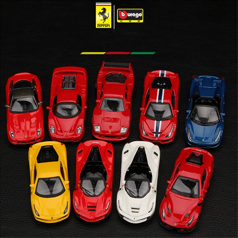 

1:64 Bugatti Ferari 488 GTB F50 F40 Alloy Car Model Diecasts & Toy Vehicles Toy Pocket Car Decoration Kid Toys Gifts Boy Toy