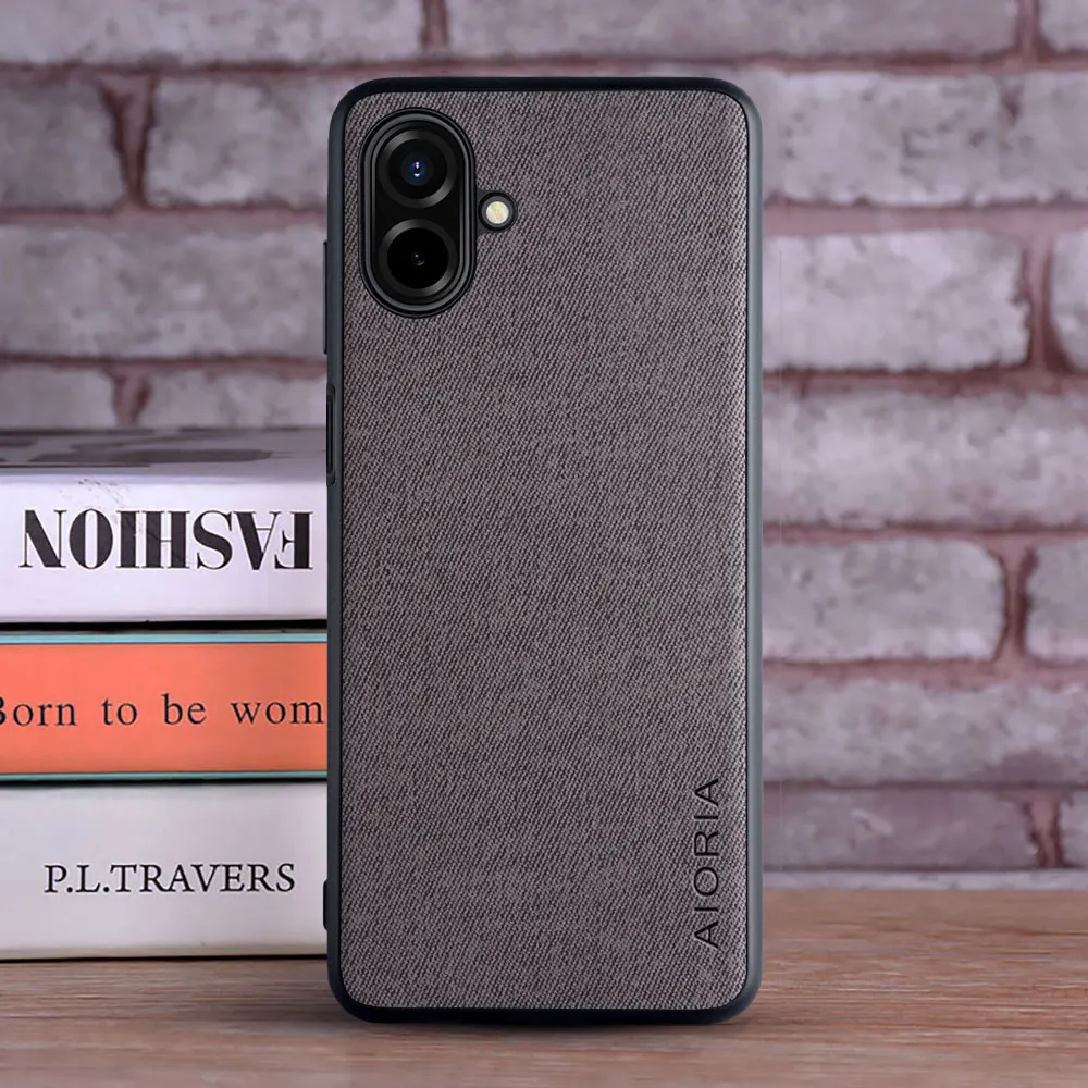 Leather Master Hard Textile Fashion Phone Case Cover