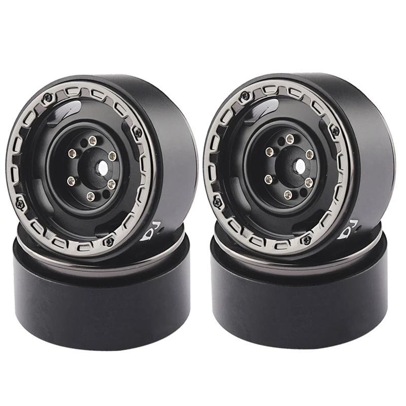 

4 шт., 160 г, 1,33 дюйма, ступица колеса Beadlock для Axial SCX24, AX24, Traxxas, TRX4M, FMS, FCX24, 1/18, 1/24, детали для радиоуправляемого гусеничного автомобиля