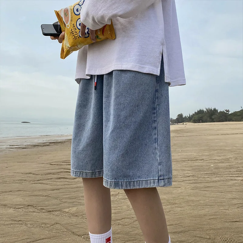 【BAON】[unisex] Janer Banding Denim Bermuda Pants Bermuda Denim Banding Pants 3color/Bermuda Pants 5 Pants